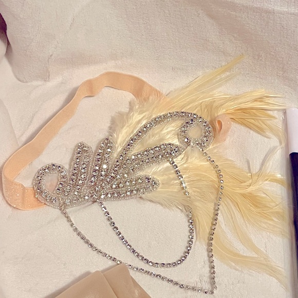 Roaring 20s Costume Accessories Set - Picture 3 of 4